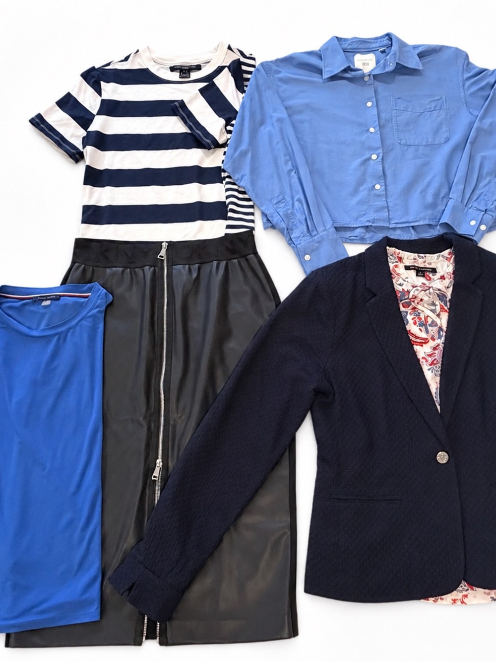 6-Piece Fall Capsule Bundle M/L DKNY Draper James Tommy Hilfiger J.W. Anderson